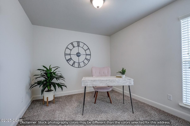 1619 Sedge St, Joplin, MO 64801 - carpeted home office featuring baseboards