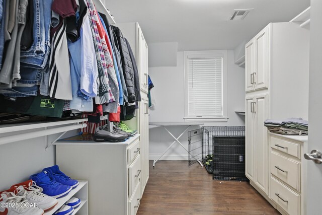 5594 Riverside Dr, Joplin, MO 64804 - spacious closet with dark wood-style flooring