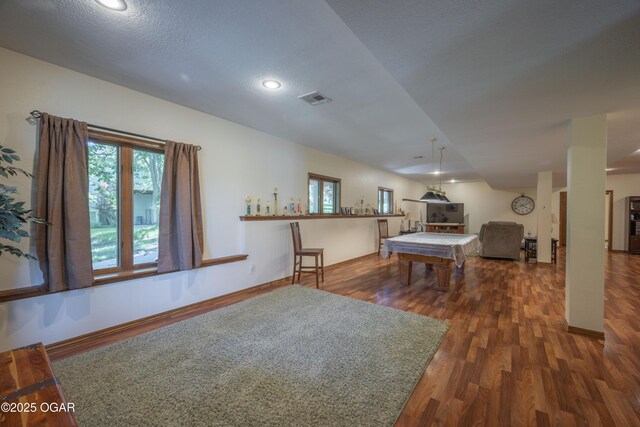 2402 Melissa Ln, Joplin, MO 64804 - game room featuring wood finished floors, pool table, baseboards, and recessed lighting