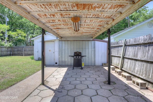 430 N Jackson Ave, Joplin, MO 64801 - view of patio / terrace with grilling area