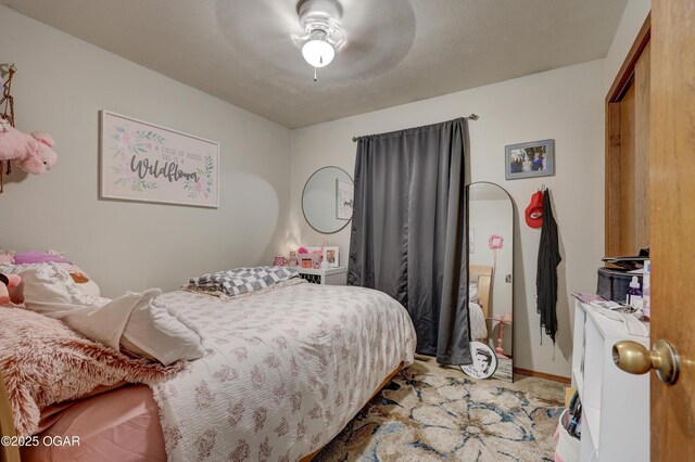 610 N Madison St, Webb City, MO 64870 - bedroom with ceiling fan
