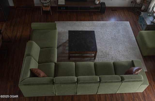 411 N Main St, Diamond, MO 64840 - living room with wood finished floors