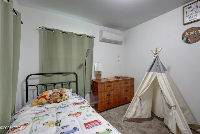 514 S Brownell Ave, Joplin, MO 64801 - carpeted bedroom featuring a wall mounted air conditioner