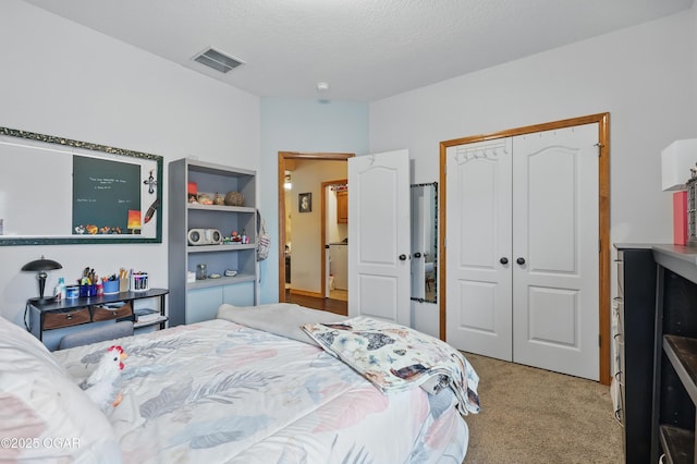702 Copper Oaks Dr, Carl Junction, MO 64834 - bedroom with light carpet and a closet