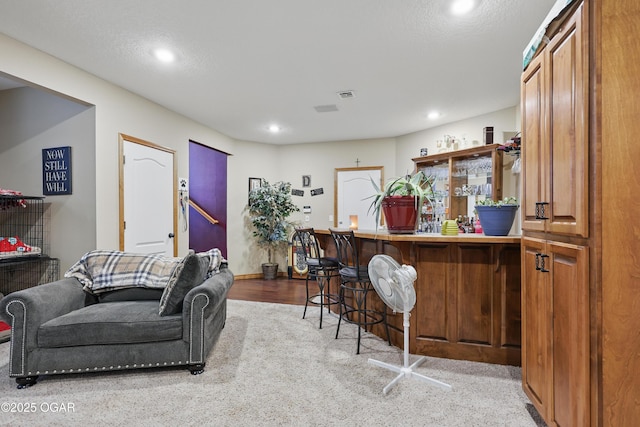 702 Copper Oaks Dr, Carl Junction, MO 64834 - indoor dry bar with recessed lighting, light wood-style flooring, and baseboards