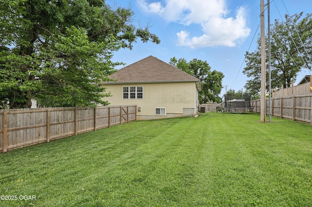 702 Copper Oaks Dr, Carl Junction, MO 64834 - view of yard with a trampoline
