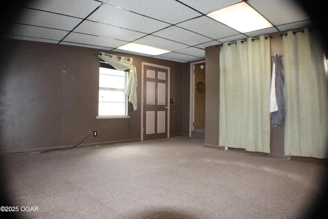 423 Mower St, Duenweg, MO 64841 - carpeted empty room featuring a drop ceiling