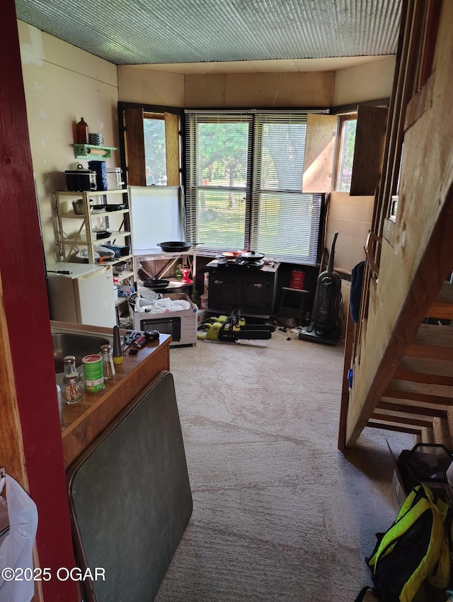 303 W Spruce St, Cherokee, KS 66724 - view of carpeted home office