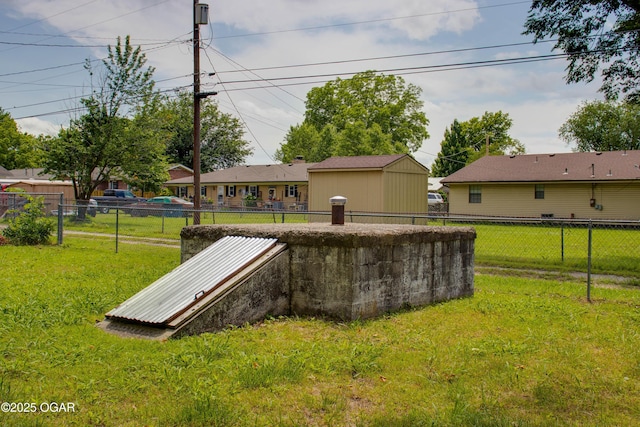 1002 S Mill St, Grove, OK 74344 - view of storm shelter with a residential view