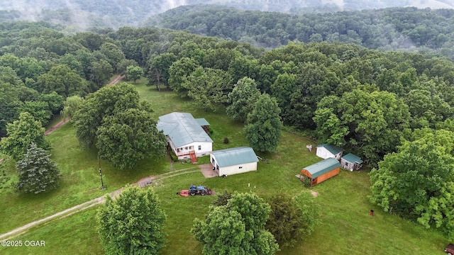 3759 Wheeler Branch Rd, Crane, MO 65633 - view from above of property featuring a forest