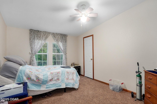 3759 Wheeler Branch Rd, Crane, MO 65633 - carpeted bedroom with baseboards and a ceiling fan