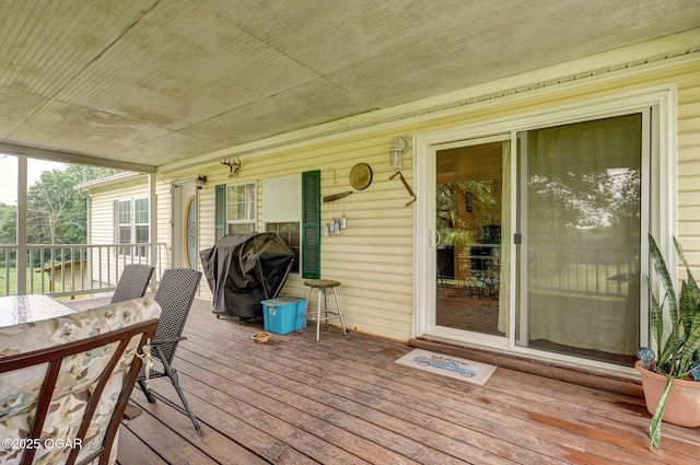 3759 Wheeler Branch Rd, Crane, MO 65633 - deck with a grill