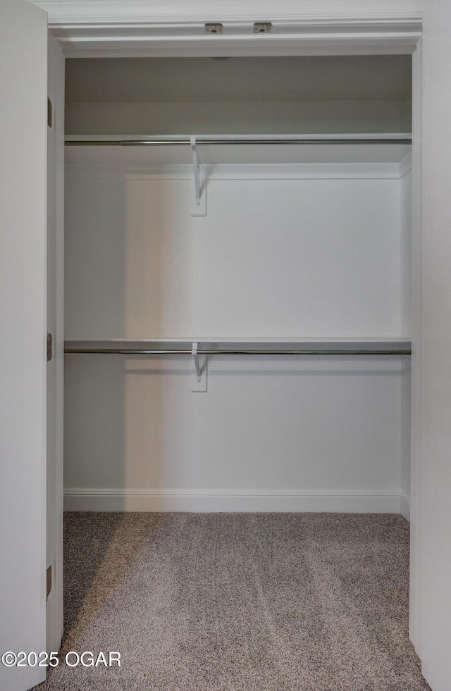 view of closet
