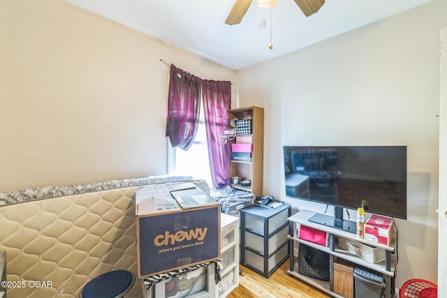 1426 Greenwood Blvd, Neosho, MO 64850 - bedroom featuring wood finished floors and ceiling fan