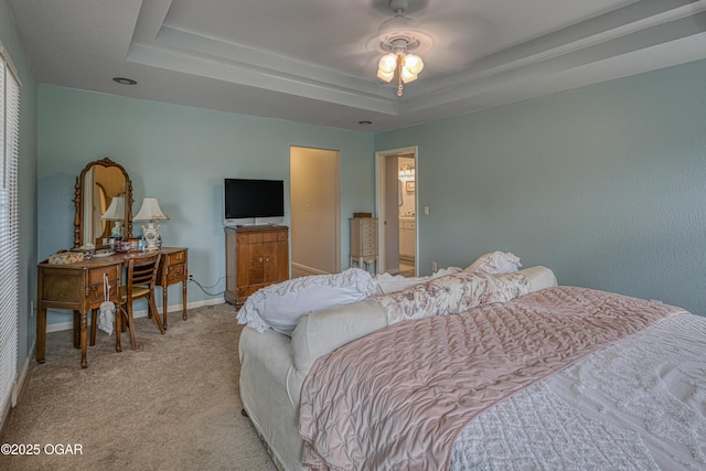 4430 E 26th St, Joplin, MO 64804 - carpeted bedroom with a raised ceiling and baseboards