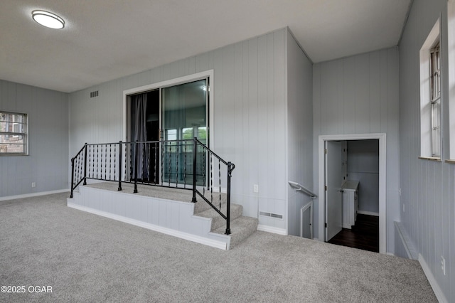 720 Sheridan Ave, Carl Junction, MO 64834 - stairway featuring carpet floors