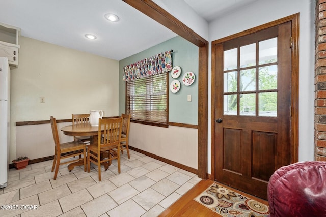 802 Hawthorne Dr, Neosho, MO 64850 - dining room featuring plenty of natural light, baseboards, and recessed lighting