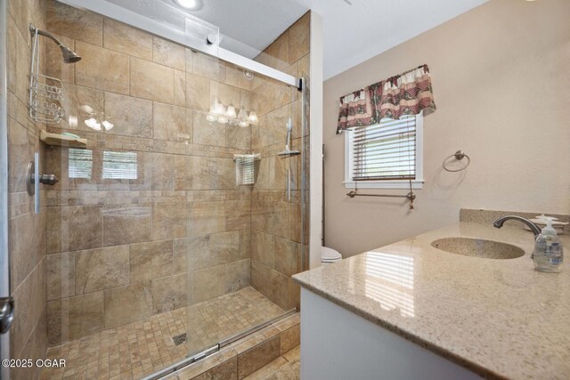 802 Hawthorne Dr, Neosho, MO 64850 - bathroom with tiled shower and vanity