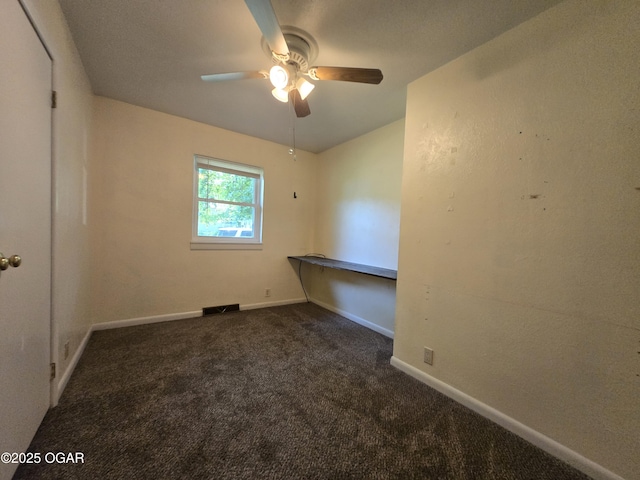 202 S Mckinley Ave, Joplin, MO 64801 - spare room featuring carpet, a ceiling fan, and baseboards