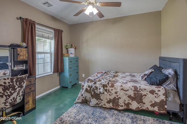408 W Walton Ave, Carl Junction, MO 64834 - bedroom with baseboards and ceiling fan