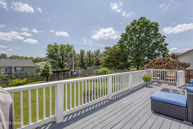 408 W Walton Ave, Carl Junction, MO 64834 - view of deck
