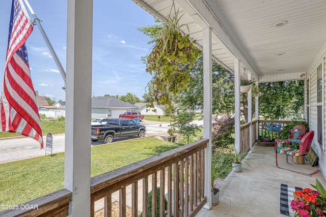408 W Walton Ave, Carl Junction, MO 64834 - porch with a lawn