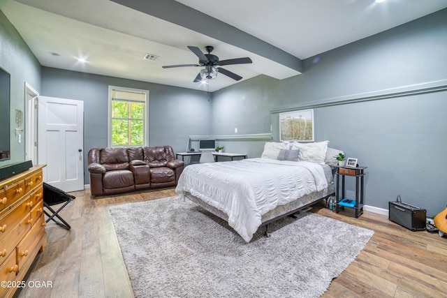 2010 Cherry St, Seneca, MO 64865 - bedroom featuring hardwood / wood-style flooring and ceiling fan