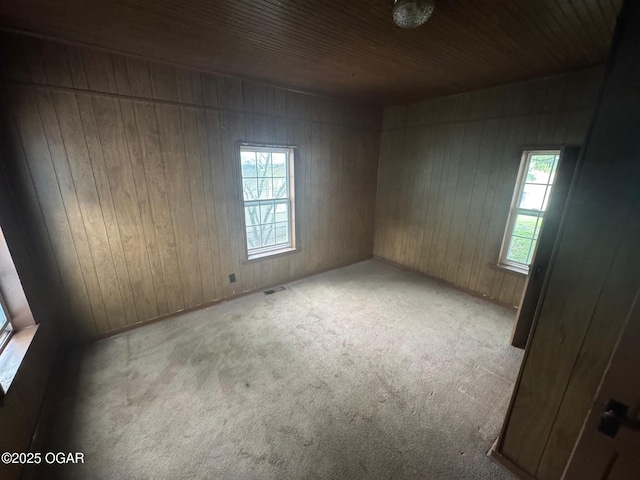 404 E 18th St, Baxter Springs, KS 66713 - carpeted spare room with wood walls
