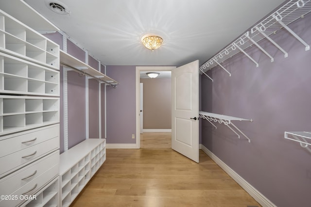 1704 Liam St, Carthage, MO 64836 - spacious closet with light wood finished floors