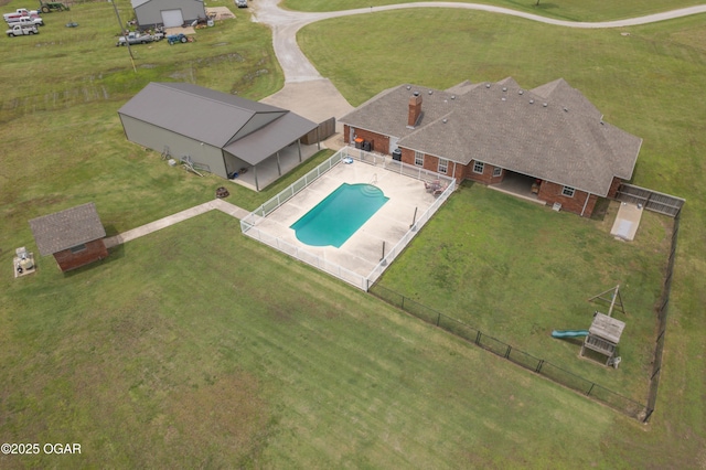 201 Canary Ln, Commerce, OK 74339 - view of subject property with a pool
