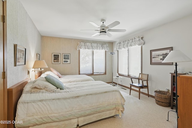 13495 Dogwood Rd, Carthage, MO 64836 - carpeted bedroom featuring baseboards and a ceiling fan
