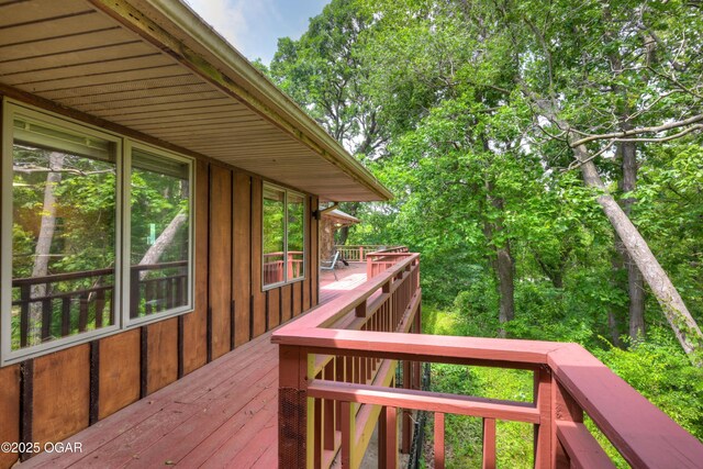 13495 Dogwood Rd, Carthage, MO 64836 - view of wooden deck