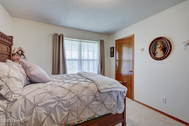16050 Alford Ln, Diamond, MO 64840 - bedroom featuring light carpet and a textured ceiling