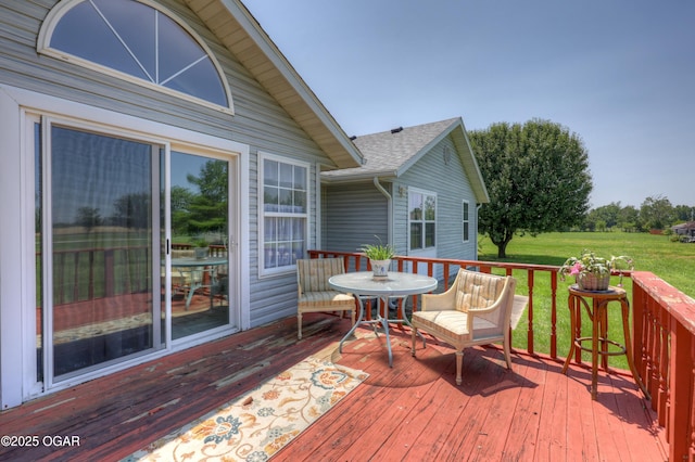 16050 Alford Ln, Diamond, MO 64840 - deck featuring a lawn