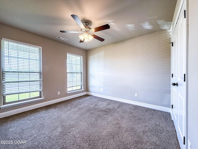 815 Delaney Dr, Carl Junction, MO 64834 - carpeted empty room featuring ceiling fan and healthy amount of natural light