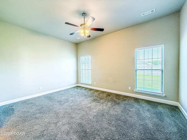 815 Delaney Dr, Carl Junction, MO 64834 - empty room with carpet and ceiling fan