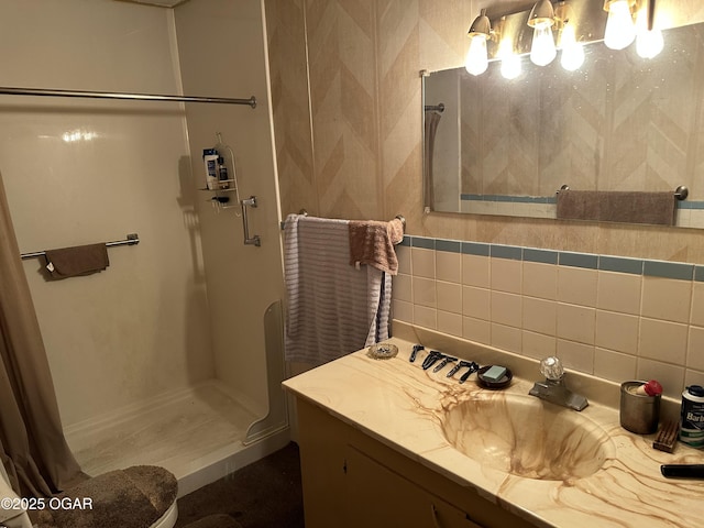 1003 Adams Ave, Seneca, MO 64865 - full bathroom featuring a stall shower and vanity