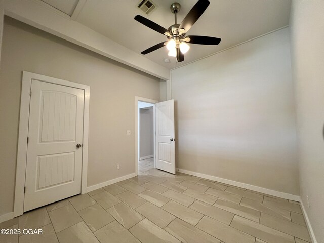 204 Webb St, Duenweg, MO 64841 - unfurnished bedroom featuring ceiling fan and baseboards