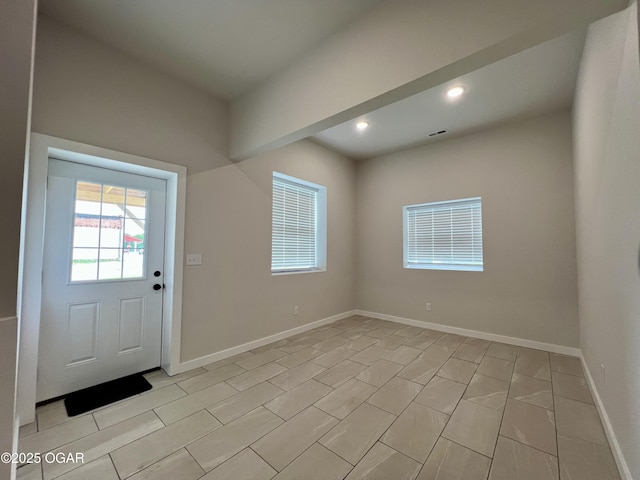 204 Webb St, Duenweg, MO 64841 - foyer entrance featuring baseboards and recessed lighting