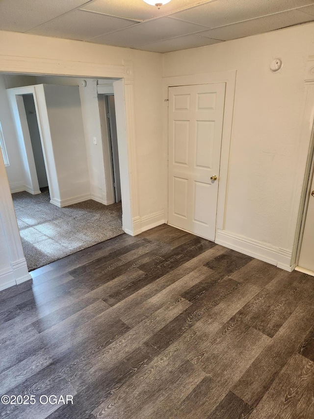 210 S Pearl Ave, Joplin, MO 64801 - spare room with dark wood-style floors, baseboards, and a smoke detector