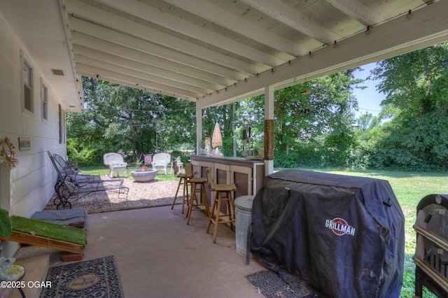 509 Brentwood Dr, Carl Junction, MO 64834 - view of patio / terrace featuring a grill