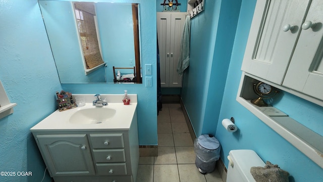 3002 S Main St, Galena, KS 66739 - bathroom with tile patterned floors and vanity