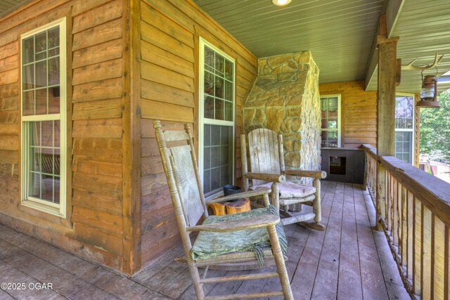 9404 County Lane 121, Carthage, MO 64836 - view of wooden porch
