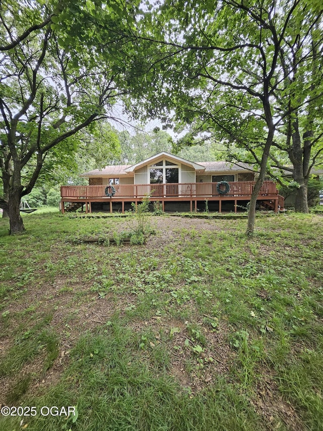 5358 Lawrence Unit 2220, Pierce City, MO 65723 - rear view of property featuring a wooden deck
