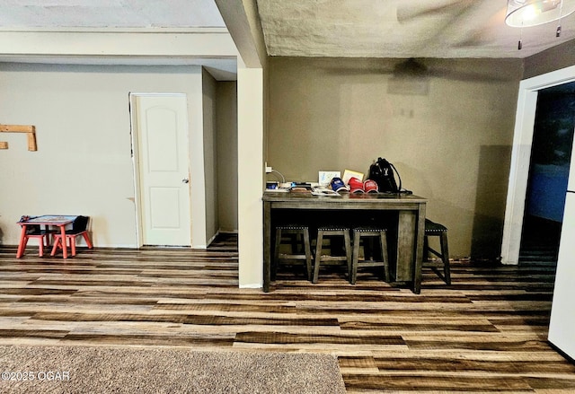 1109 Lincoln Ave, Baxter Springs, KS 66713 - bar area with wood finished floors