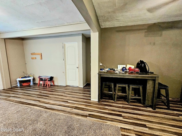 1109 Lincoln Ave, Baxter Springs, KS 66713 - basement featuring wood finished floors