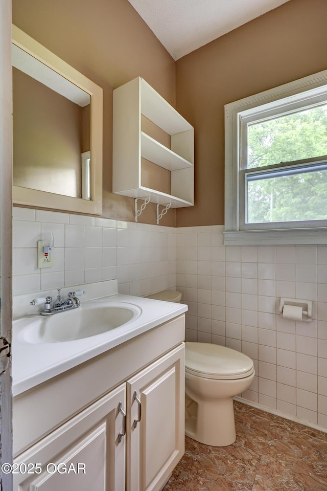 117 S 11th St, Sarcoxie, MO 64862 - half bath featuring tile walls and vanity