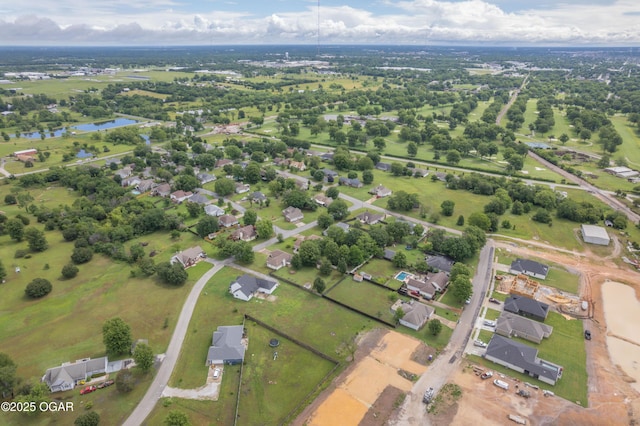 4610 W Amber Rd, Joplin, MO 64804 - aerial view of residential area with a large body of water