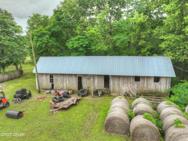 7614 Apple, Sarcoxie, MO 64862 - view of pole building with a yard