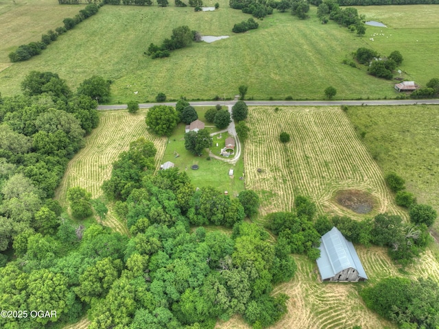 7614 Apple, Sarcoxie, MO 64862 - aerial view of property's location with rural landscape and extensive farmland